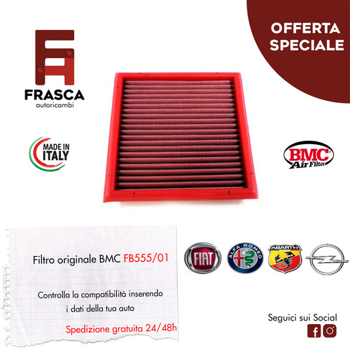 Filtro aria sportivo - filtro, bmc
