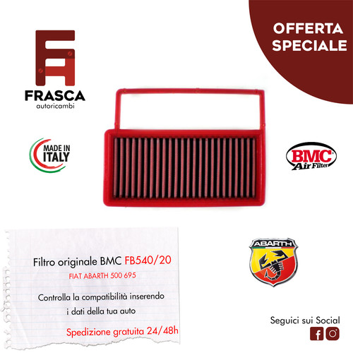 Filtro aria sportivo bmc - aria,
