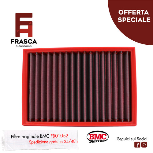 Filtro aria sportivo - bmc, opel