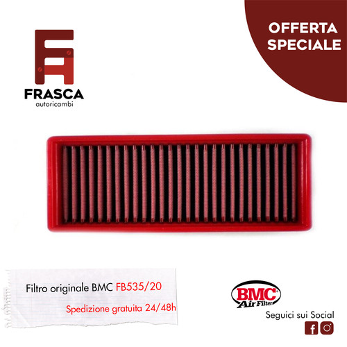 Filtro aria sportivo bmc - aria,
