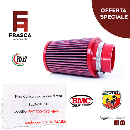Filtro aria sportivo conico - aria,