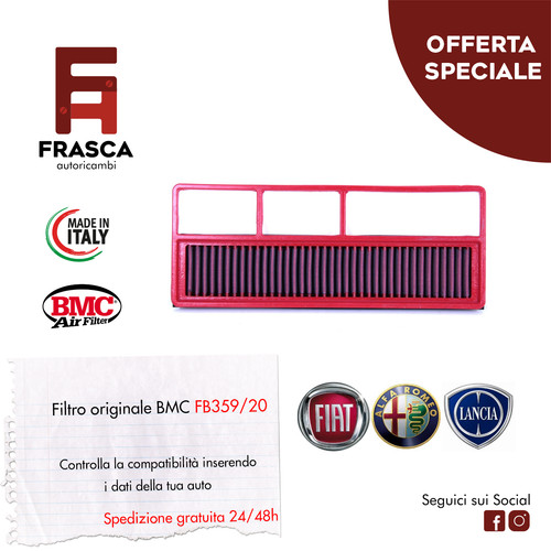 Filtro aria sportivo bmc - sportivo,