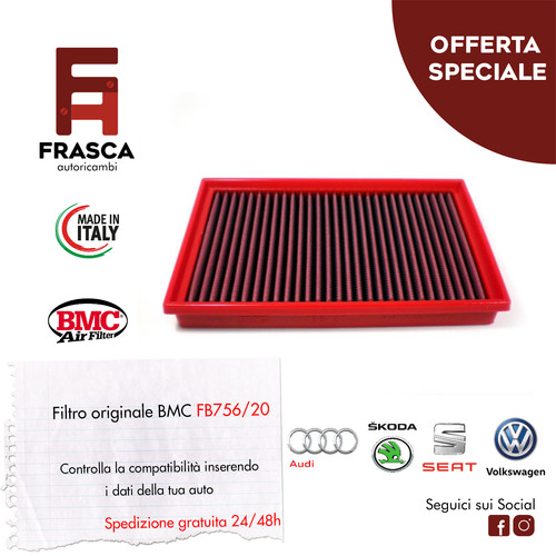 Filtro aria sportivo bmc audi - aria,